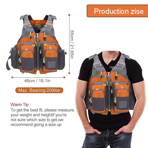 GuangdongChoice Angelweste Verstellbar - Nylon, Netz