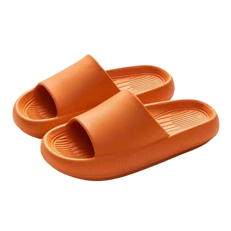 New Soft EVA Slippers Couples Home Slipper Outdoor Beach Summer Sandals Bath Men Flip Flops Non-Slip Women Thick Sole Shoes