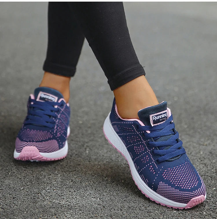 Women's Sneaker Fashion 2025 New Breathable Shoes Women Vulcanized Sneaker Woman Lace Up Tenis Feminino Sneakers For Women
