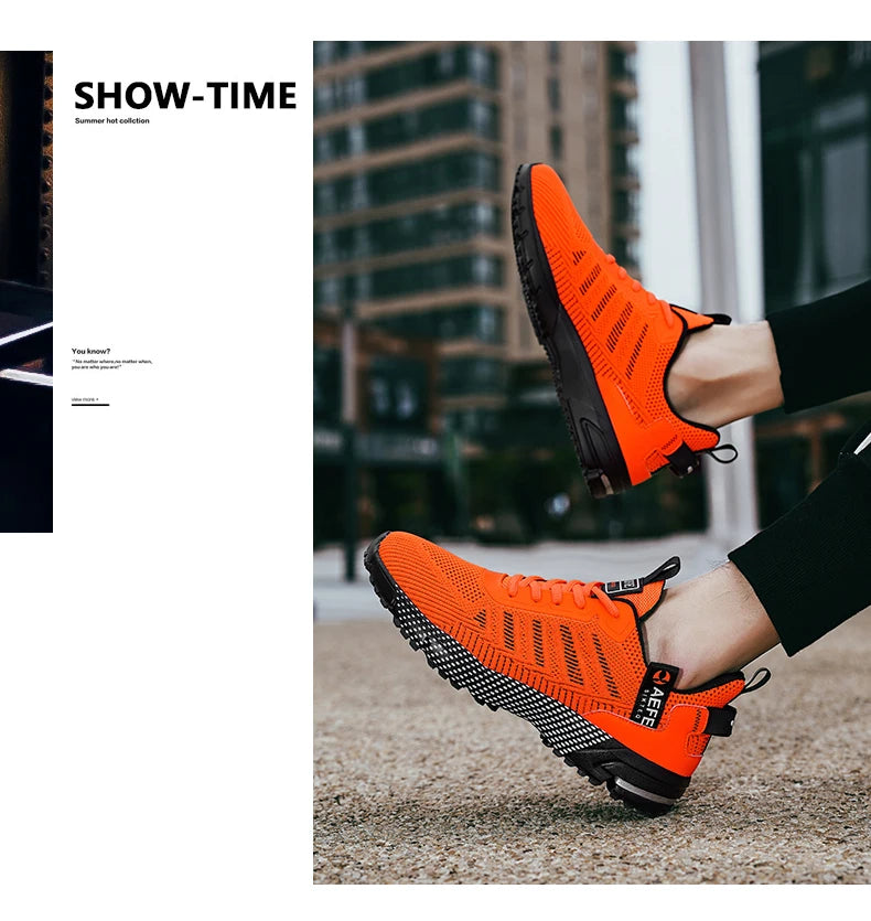 Herren-Laufschuhe 2024: MAEDEF Neue 2024 Männer Laufen Schuhe Atmungsaktiv Outdoor Sport Schuhe Leichtgewicht Sneaker für Männer Komfortabel Athletisch Training Fußbekleidung Kollektion