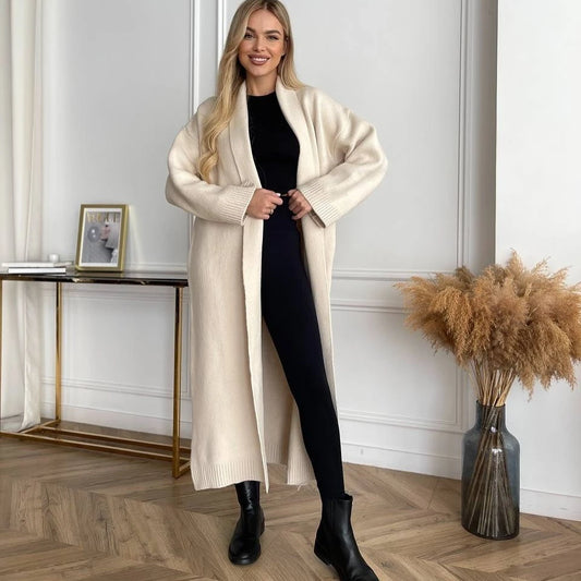 Kalenmos Cardigan V Neck Strickwear Länge 26 Zoll Locker