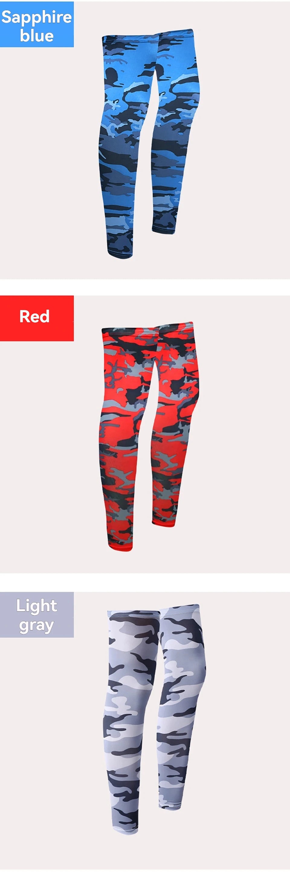 Manșoane pentru picioare 2025: GTUBIKE Ice-Silk Protecție UV - Colecția de compresie pentru ciclism