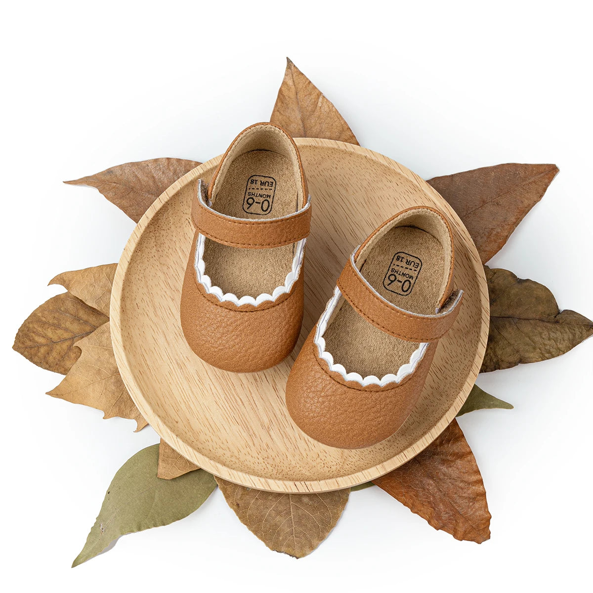 Frühling Herbst Baby Mädchen Prinzessin Schuhe 2025 - Rutschfeste Gummisohle Erste Laufschuhe - Komfortable Kleinkind Ballett Pantoletten
