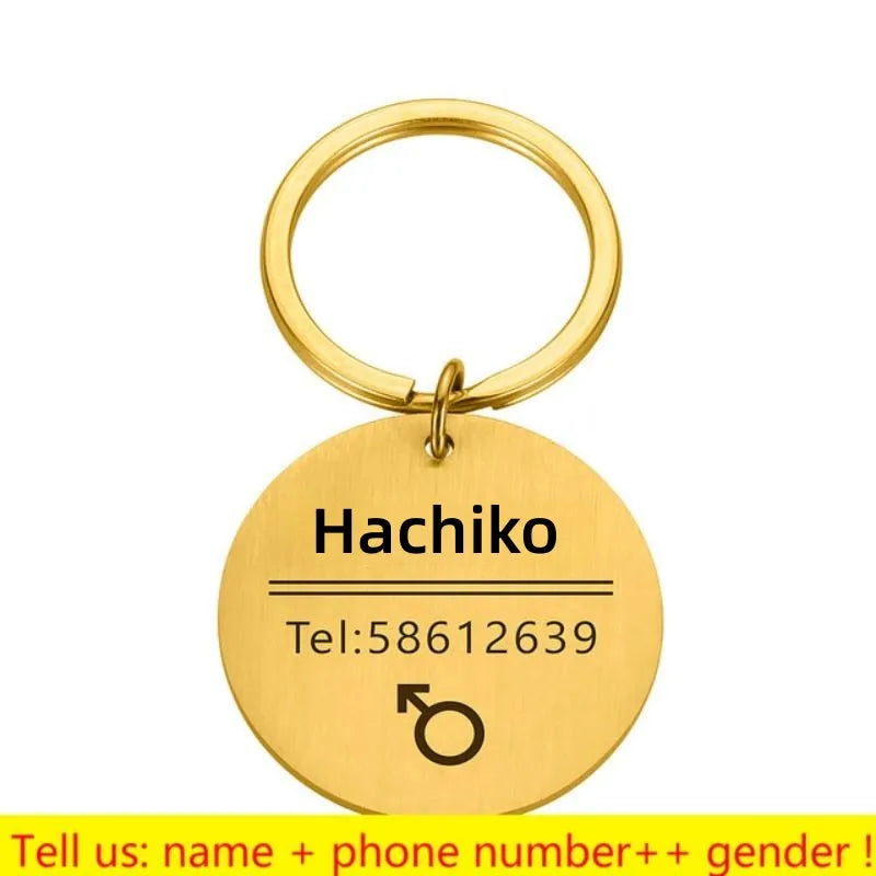 Haustier-ID-Tag 2025: Personalized-Engraved Anti-Lost - Pet Safety Collection