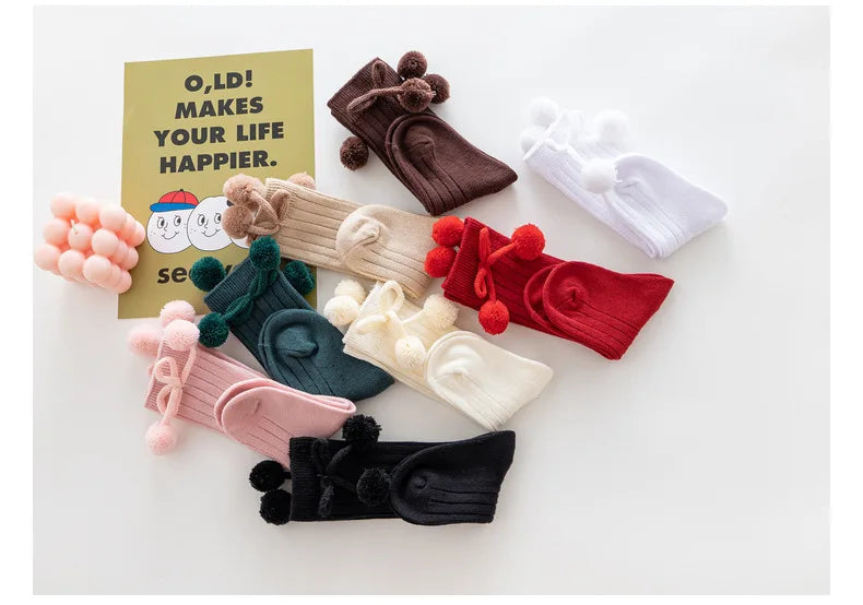 Kawaii Prinzessin Kniehoch Socken - Größe 0-4J Baumwolle