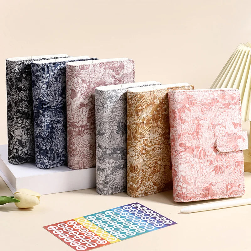 Notizbuch-Hülle A5 2025 - Vintage PU Leder DIY Binder Agenda Planner Schule