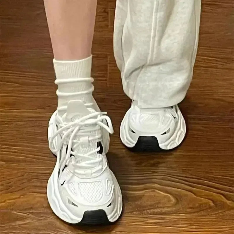 Fashion Small White Shoes Women New Spring and Autumn Leisure Sports Shoes Girls with Thick Soles Low Style Sneakers Shoes