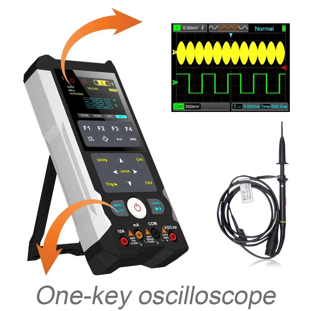 TOOLTOP ET829 2 Kanal 80MHz Digital Speicher Oszilloskop Multimeter Signal Generator 3 in 1 Elektronik Automobil Strom Reparatur