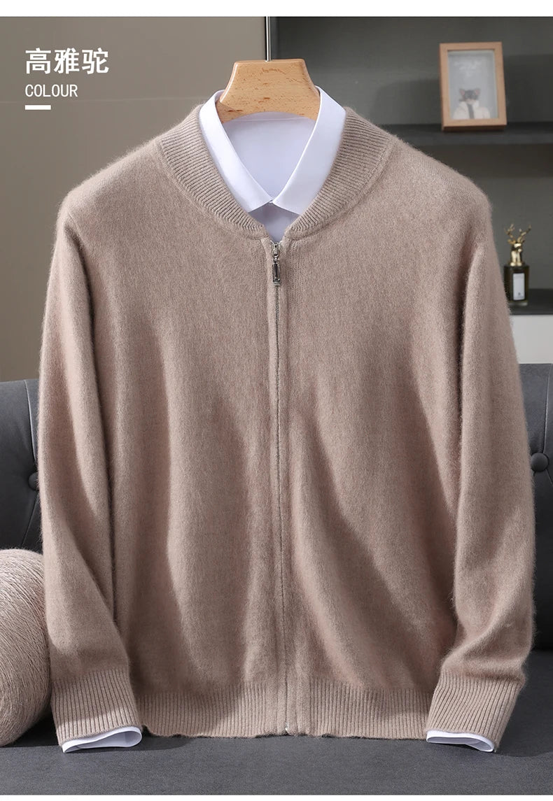 Snaoutofit Stehkragen Reißverschluss - Nerz Kaschmir M