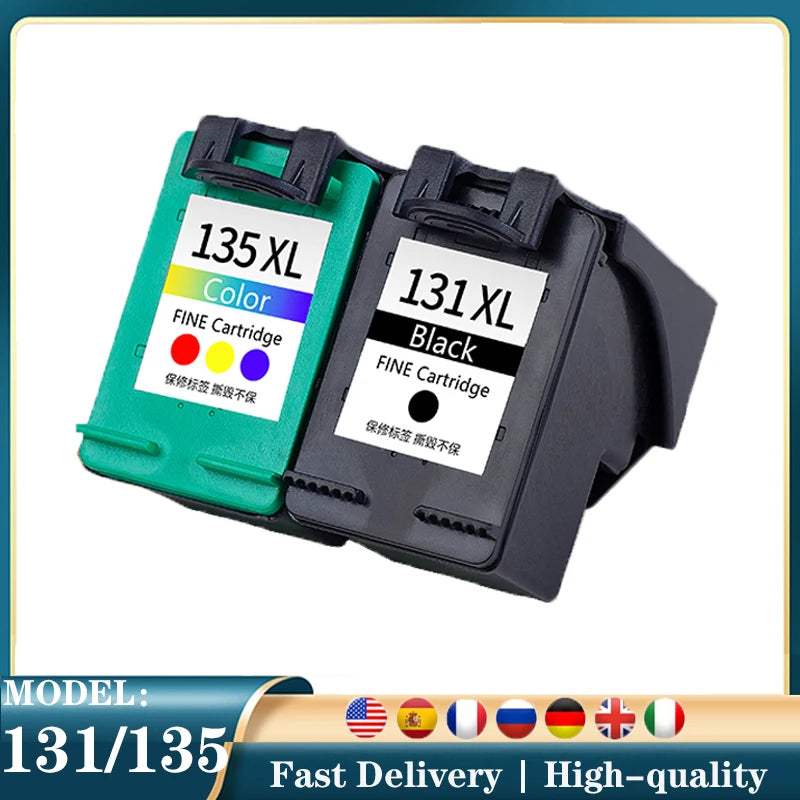 Vilaxh 131 135 Kompatible Druckerpatrone - 4er Pack HP