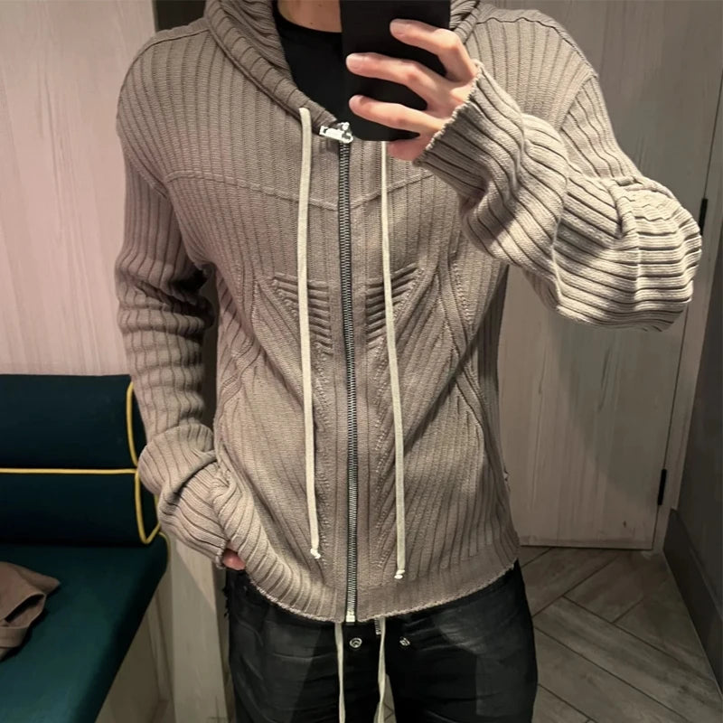 HighStreet Herrenpullover O-Ausschnitt - M-L, Standard, Braun