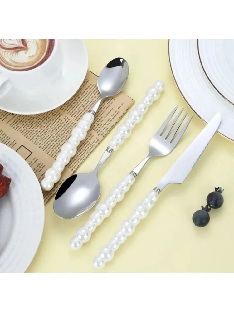 Choice Perlengriff Besteckset - 4 Teile 18/10 20 cm