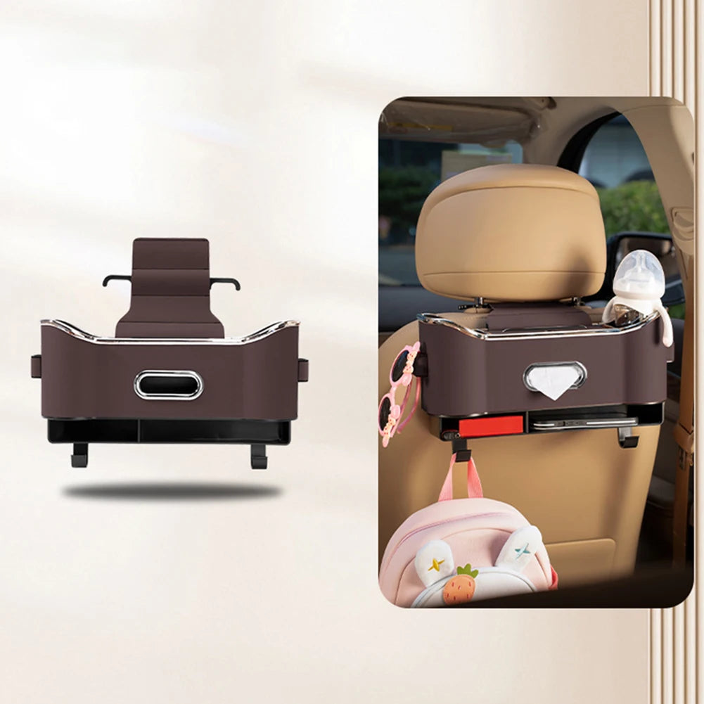 Car Seat Organiser Storage Box Multi-Pocket Car Back Seats Storage Bag Interior Accessories For Sundries Snack Drink Cup Holder