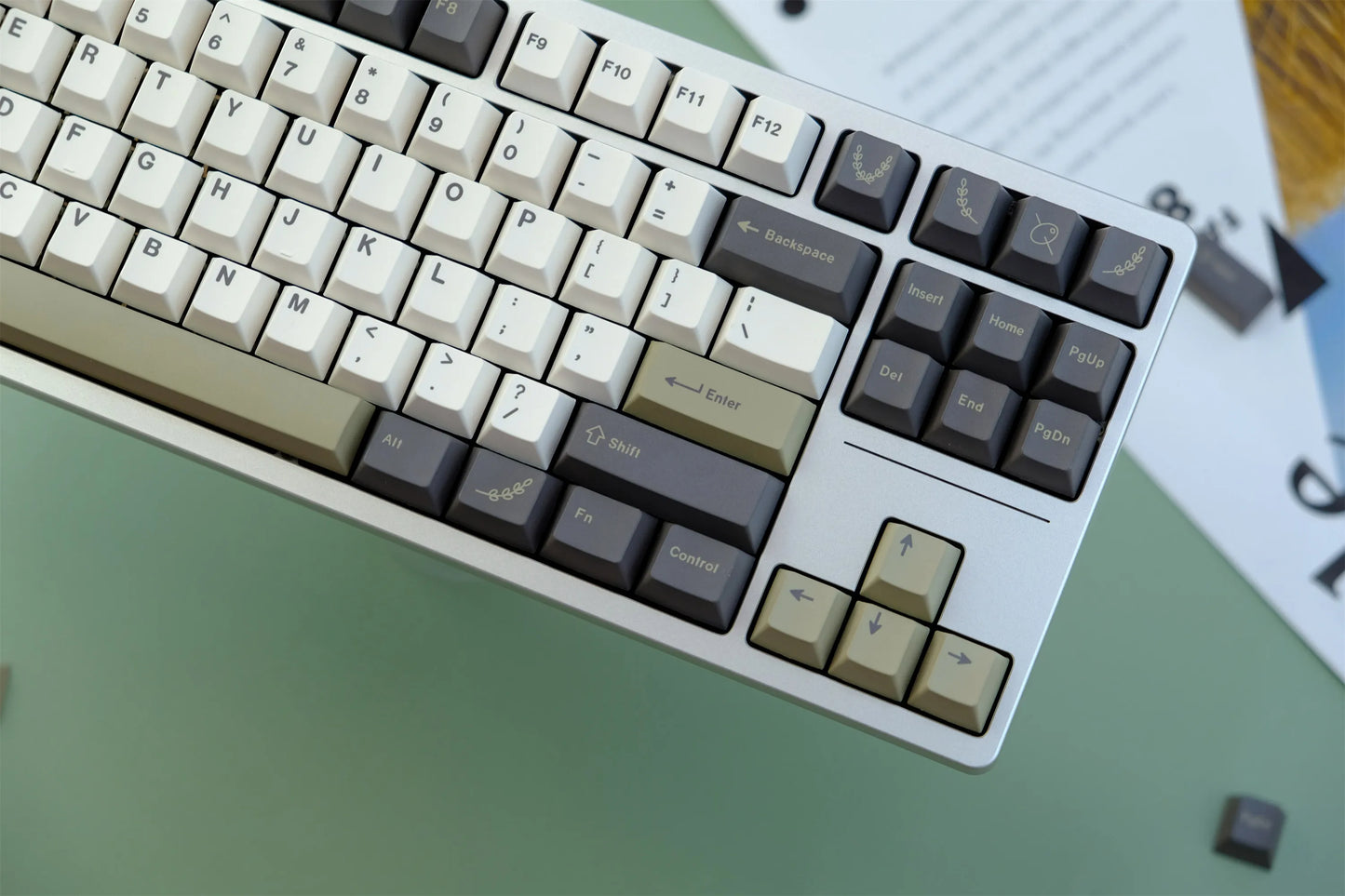 GMK Olives Keycap, 129 Keys PBT Keycaps Cherry Profile DYE-SUB Personalized GMK Keycaps For Mechanical Keyboard