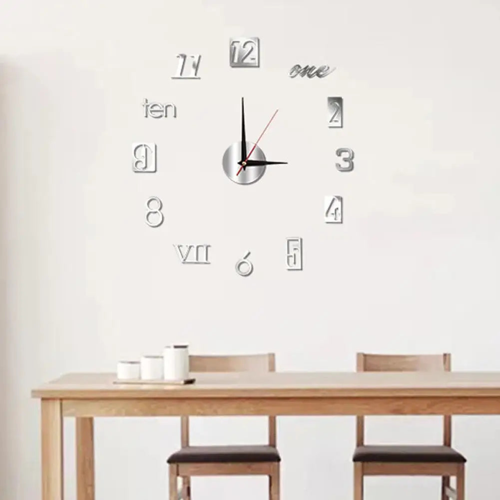 Hign Concerned 3D Leuchtuhr - Rahmenlos Acryl 30cm DIY