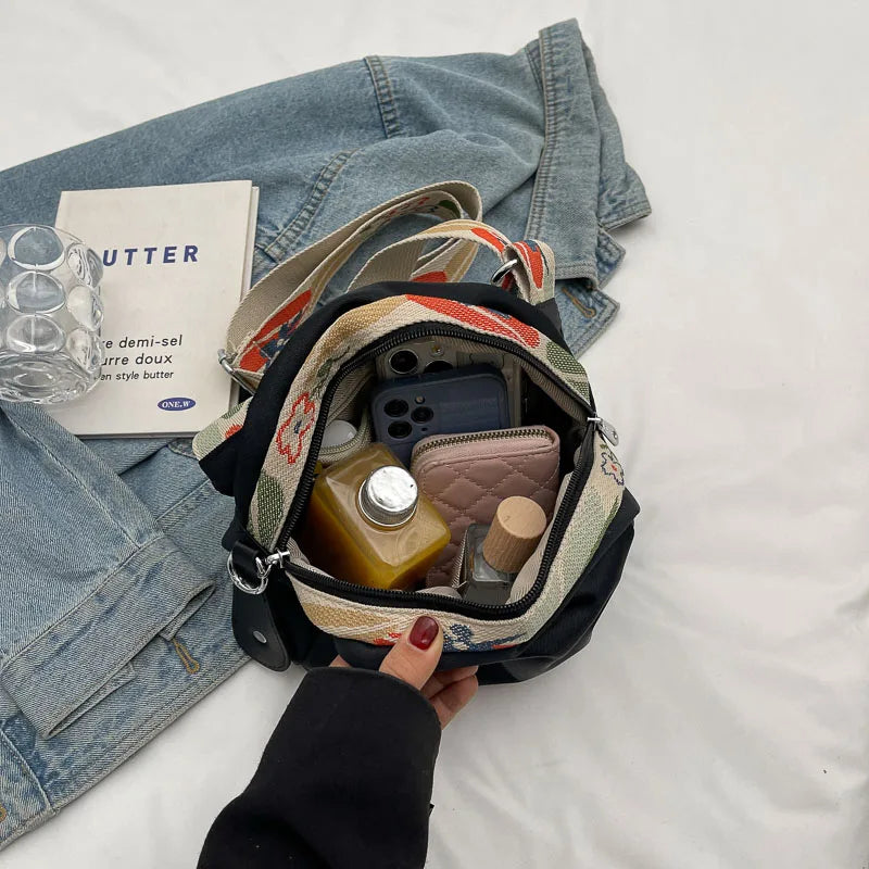 Genți de umăr pentru femei, genți de mână Oxford din pânză, geantă de mână cu pernă, geantă de mână de mare capacitate, geantă de stradă casual de călătorie, geantă mică din material textil