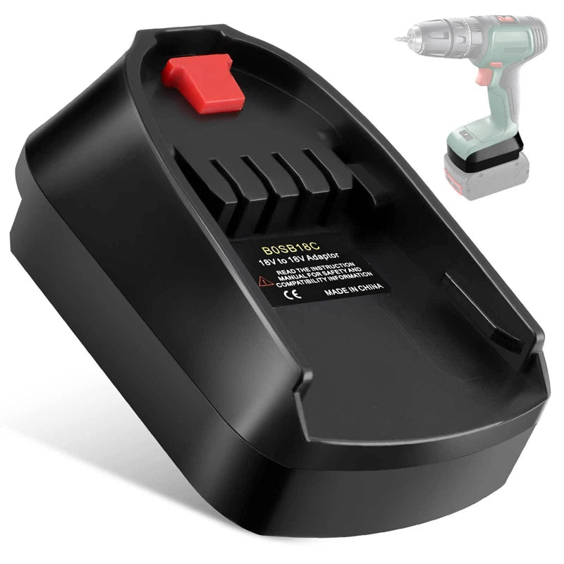 Batterie Adapter Für Bosch 18V Li-ion Batterie BAT618 Auf Heim Lithium Elektrisch Elektrowerkzeug Ersetzen Alle 18V Grün Blau Adapter Verwendung
