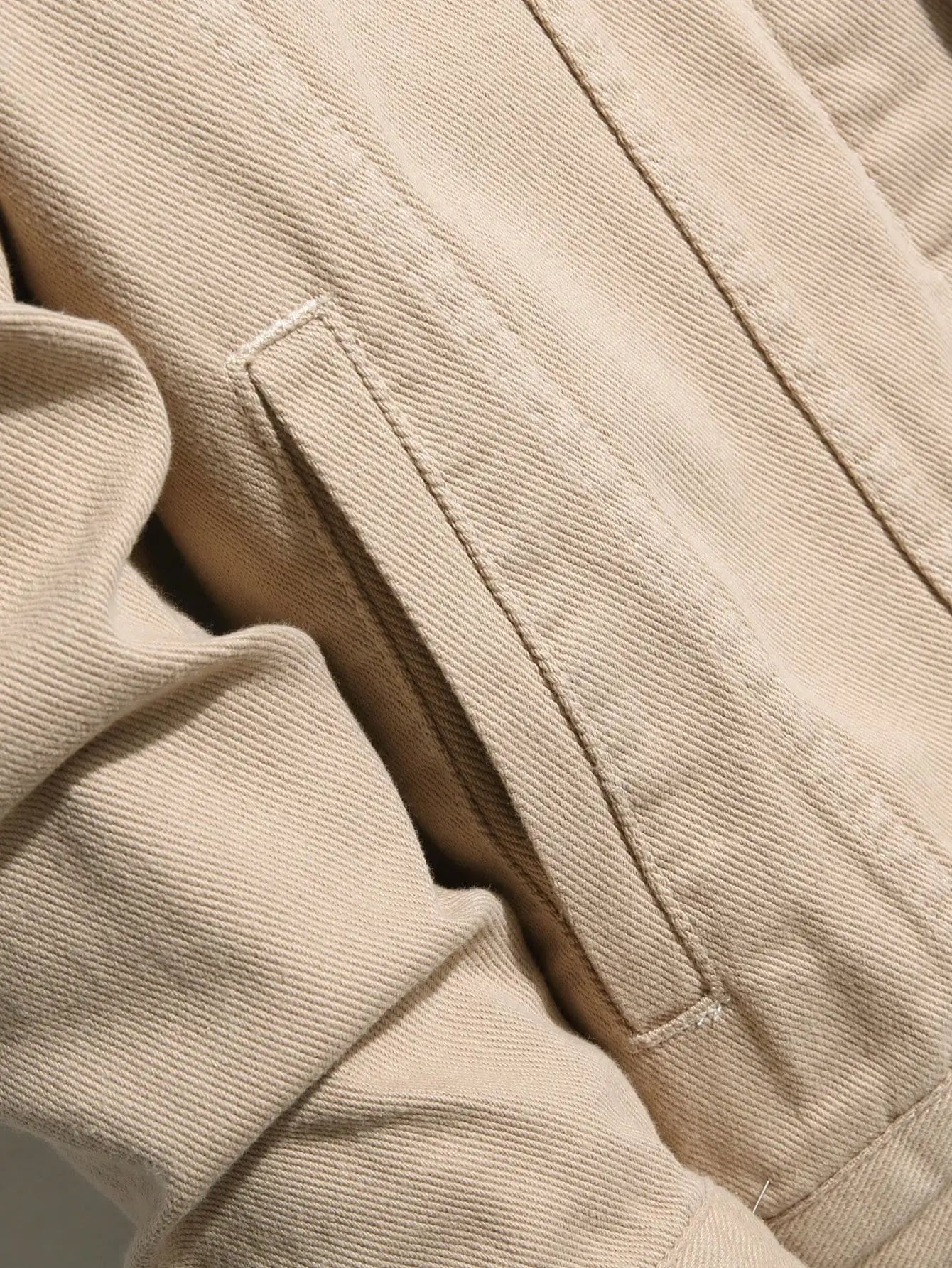 UrbanStyle Jeansjacke Khaki - Herren Baumwolle, Normal