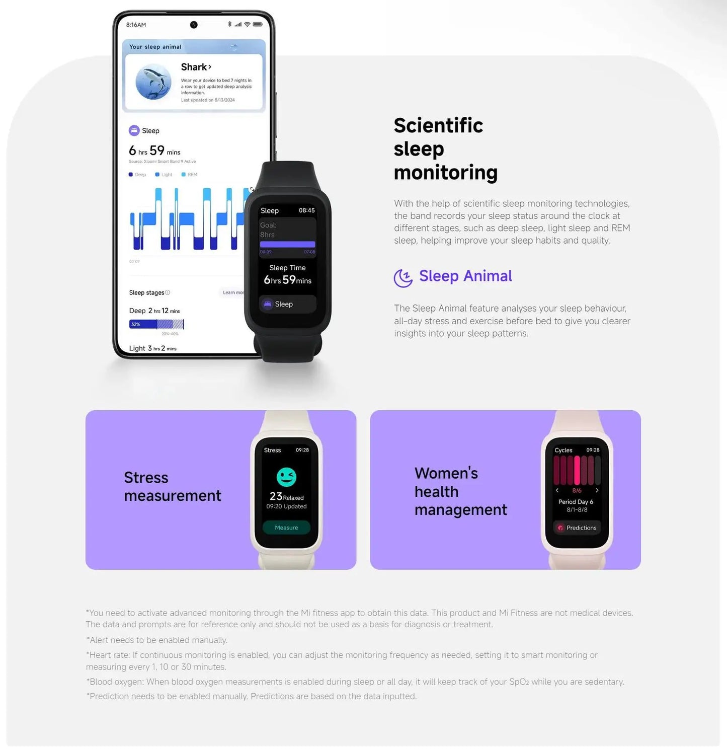 Xiaomi Mi Band 9 Active Smart Armband