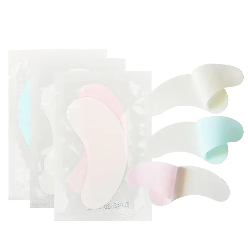 50/200/500 Wimpern Patches Für Aufbau Gepfropft Wimpern Pads Russisch Verpackung Unter Augen Papier Aufkleber Für Wimpernverlängerung - Golden Bridge Store