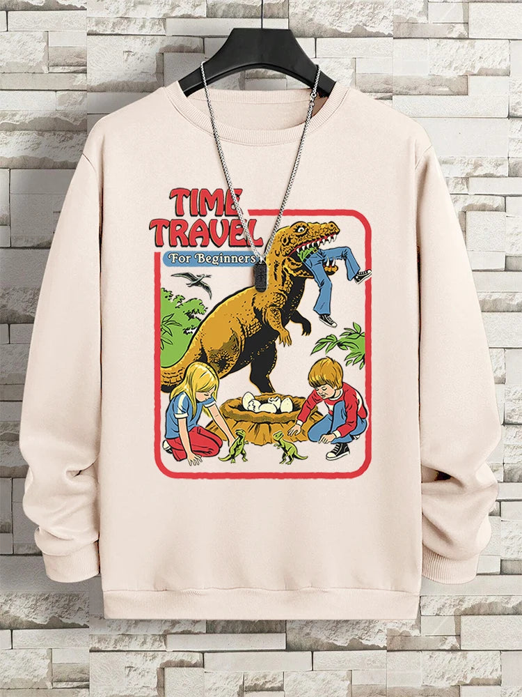 Teekossc Sweatshirt Harajuku Druck-M L, Polyester, O-Kragen