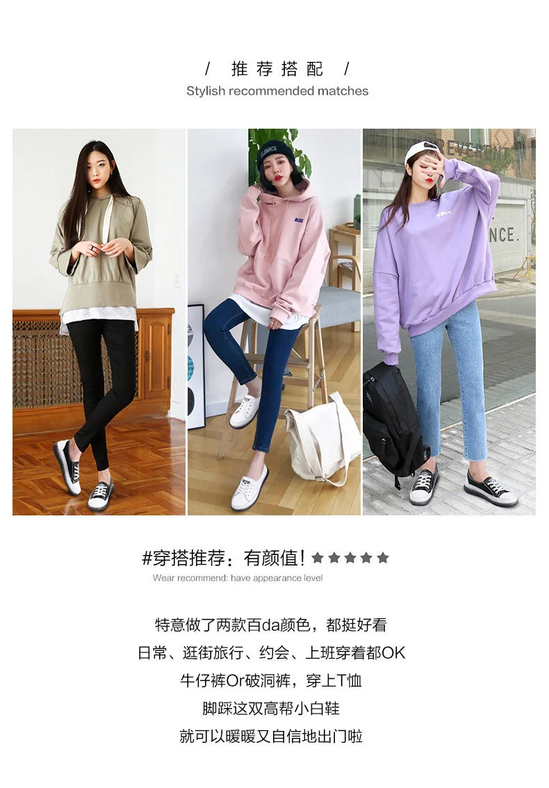 Ladies Sneakers 2024 Spring Genuine Leather Casual Walking Shoes Women Fashion Summer Flats Youth Girl Student Jogging Trainers