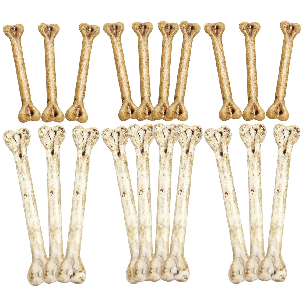 OhneMarke 20er Pack künstliche Knochen - Kunststoff, klein