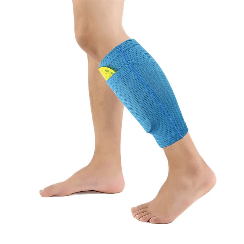 Soccer Shin Guard Pad Sports Knee Pads Calf Sleeve Sock Leg Support Anti-Sprain Football Compression Shin Pads For Adult Kids