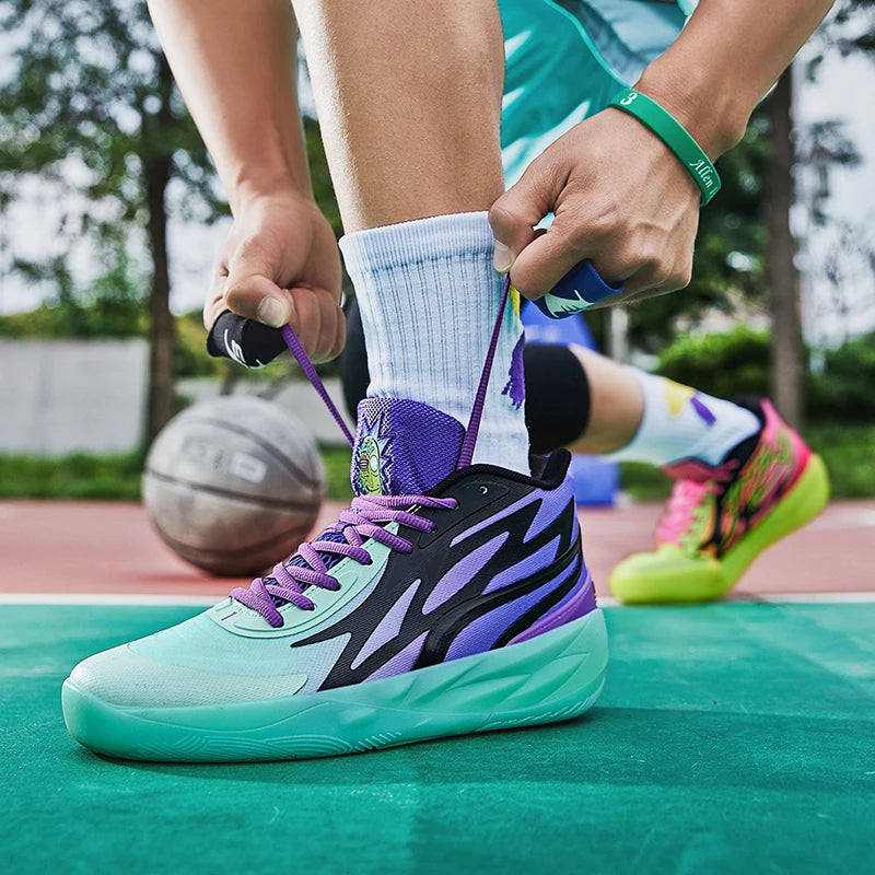 Men Sneakers Fashion Basketball Shoes For Man Training Sports Colorful Non-Slip Zapatillas De Hombres High Quality Tennis Shoes