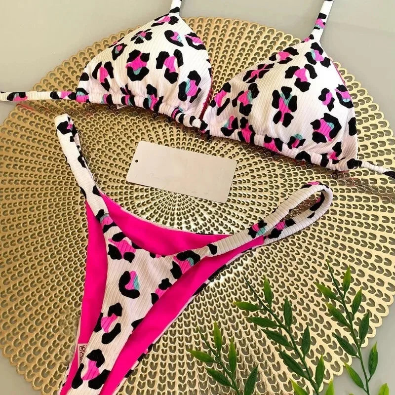Bikini-Set: Zwei-teiliger Schwimmanzug Stylish Design Hautfreundlich - Beach-Holiday Pool Schwimmbekleidung