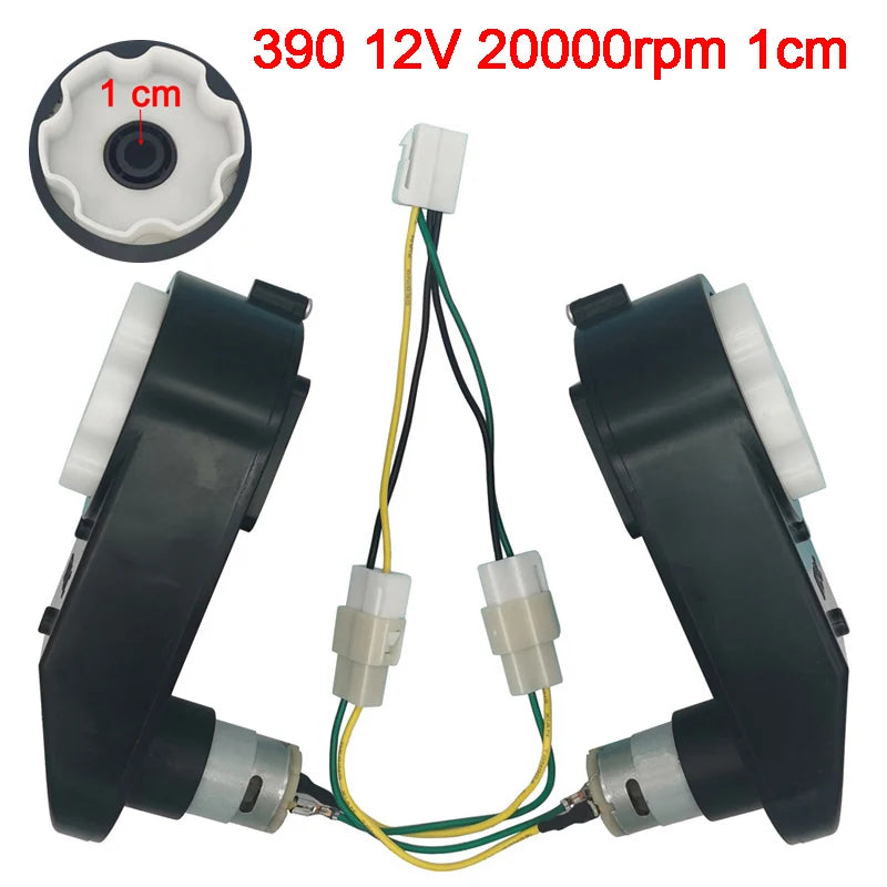 Motor de mașină electrică pentru copii 2025: Cutie de viteze 12V/6V CC - Colecție RC de mare viteză