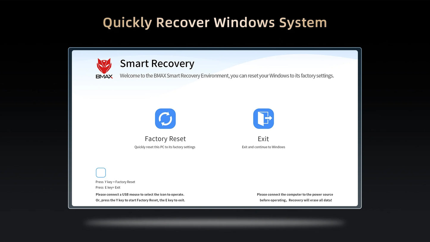 BMAX B5A PRO Ryzen 7 - 512GB NVMe, 16GB DDR4, Mini PC