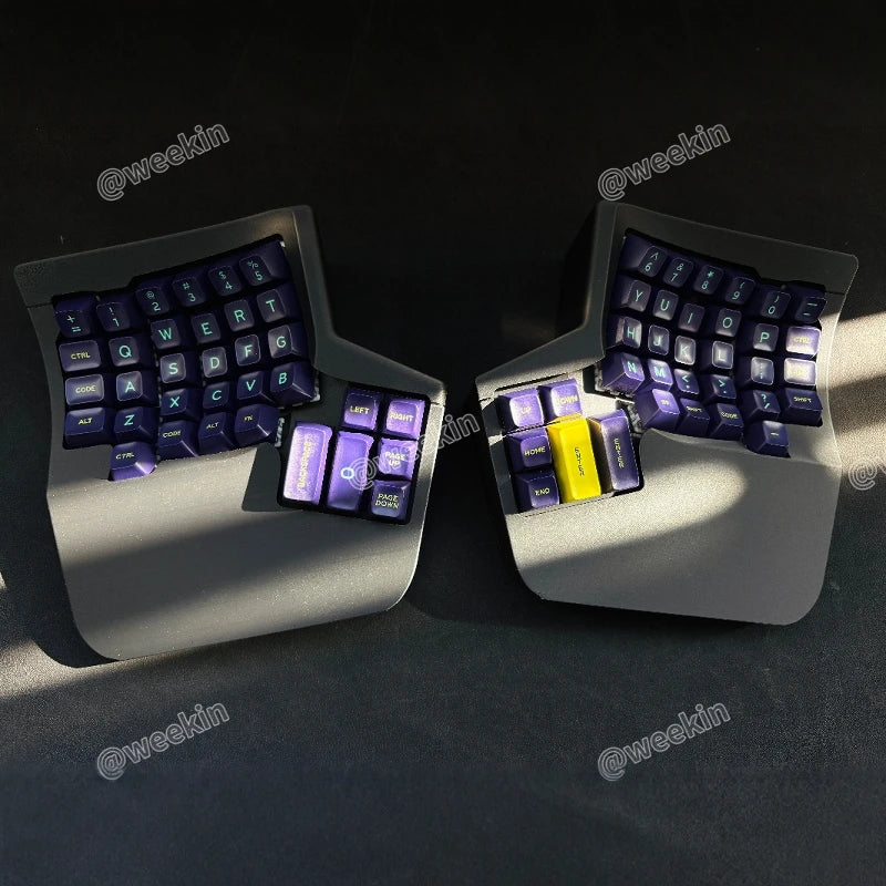 waizowl WK Kinesis Split-Tastatur - 61 Tasten Hot-Swap 2.4G