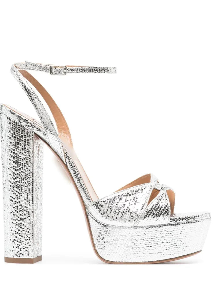 Weiße Schleife Sandalen 2025 - Elegante Pantoletten Stilettos - Slip-On Dünne Hohe Schuhe Damen Offene Zehen Hochzeit