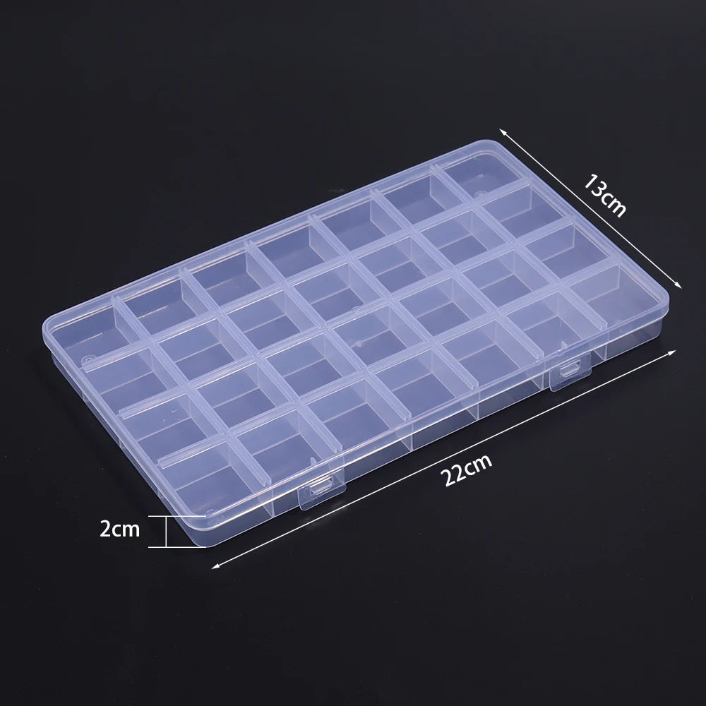 Plastik Schmuck Boxen Plastik Werkzeug Box Verstellbar Handwerk Organizer Lagerung Perlen Armband Schmuck Boxen Verpackung Großhandel