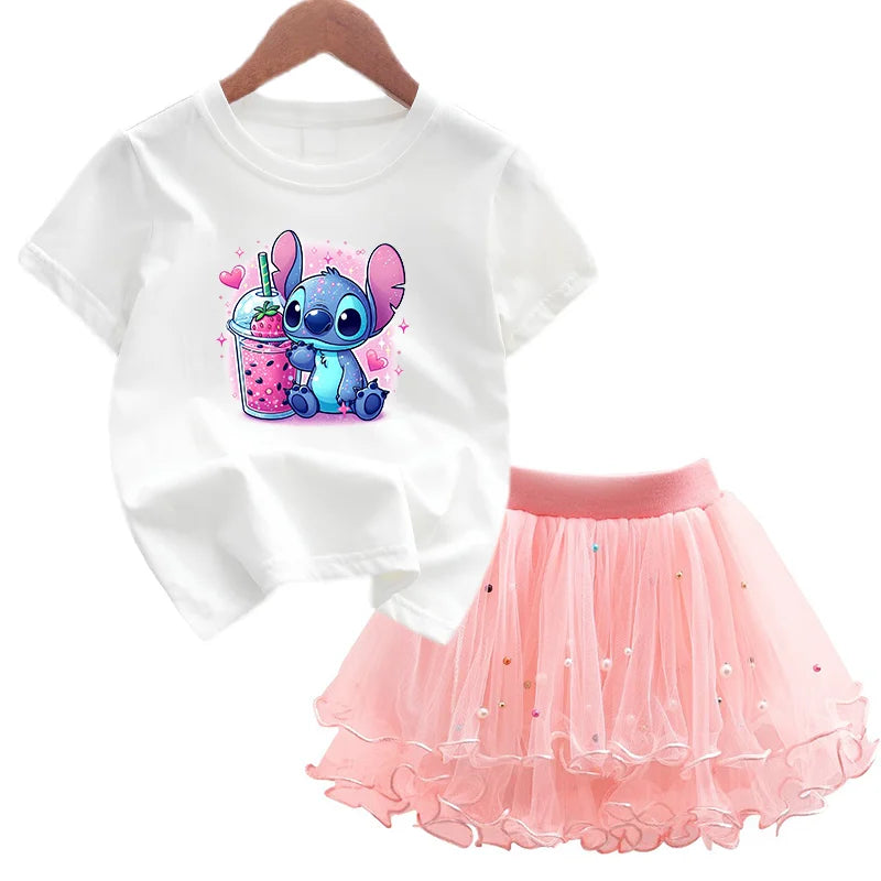 Mädchen-Disney-Set 2025: Lilo & Stitch Tutu-Kollektion - Licensed Character Collection