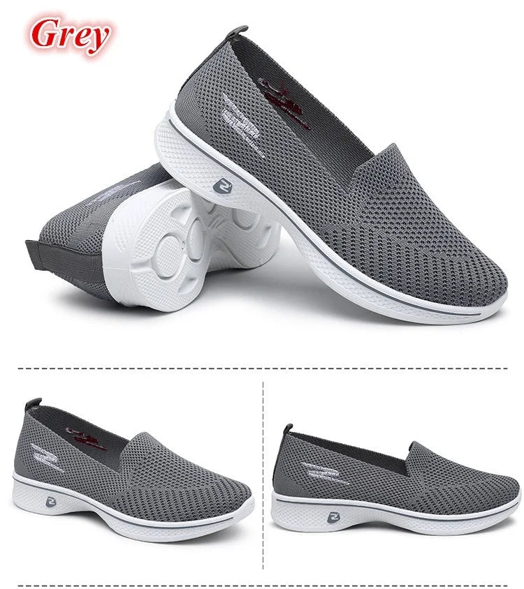 Women Fashion Shoes Flats Laides Breathable Loafers Casual Sports Walking Yoga Zapatos De Mujer 2024 Zapatillas Mujer Sneakers