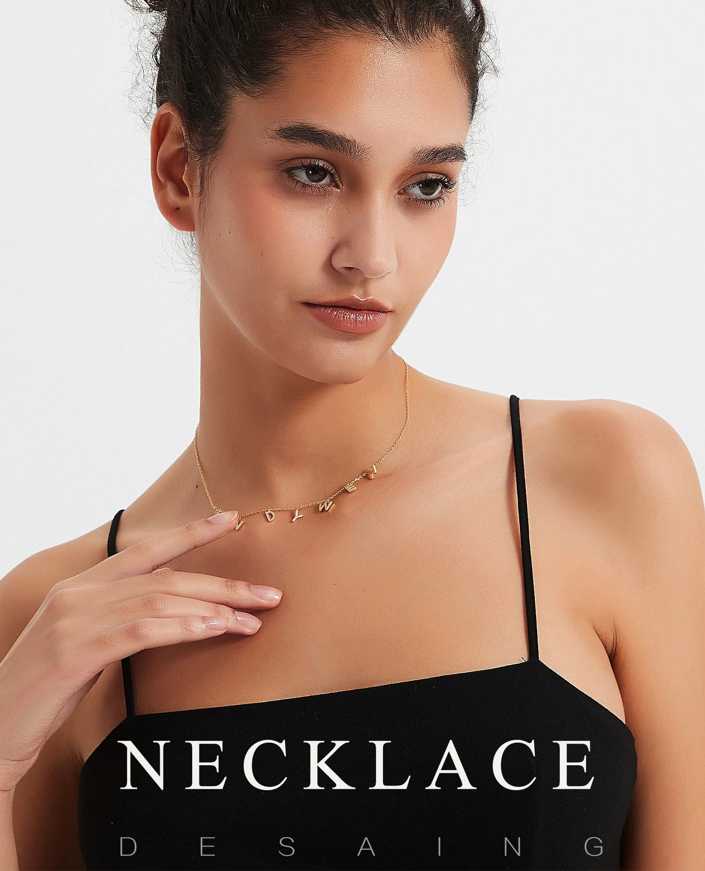 ANDYWEN 925 Sterling Silver Minimalist Wheat Leaf Pendant Long Y-Shaped Necklace 2025 Fine Jewelry for Women's Casual Style