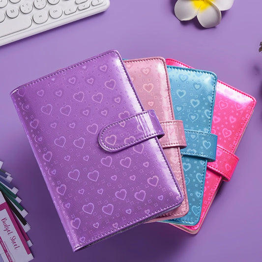 A6 Colorful Laser Macaron Creative PU Notebook