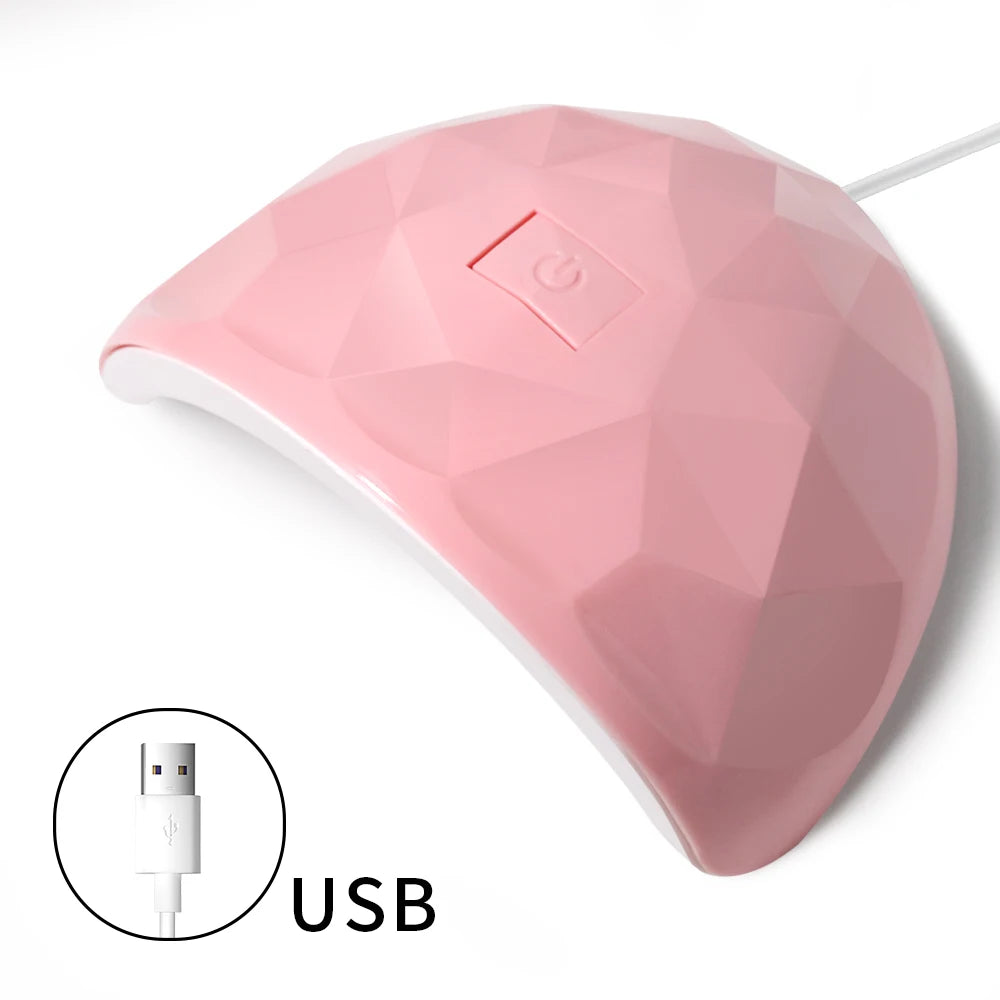 LULAA 18 UV LEDs Gel Nail Drying Lamp Mini LED Screen Nail Phototherapy Machine Professional Manicure Tool Salon Equipment