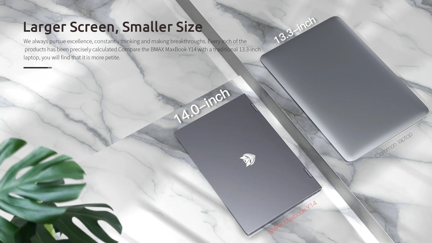 BMAX Y14 Touchscreen - 16GB RAM, Intel N100, 14 Zoll