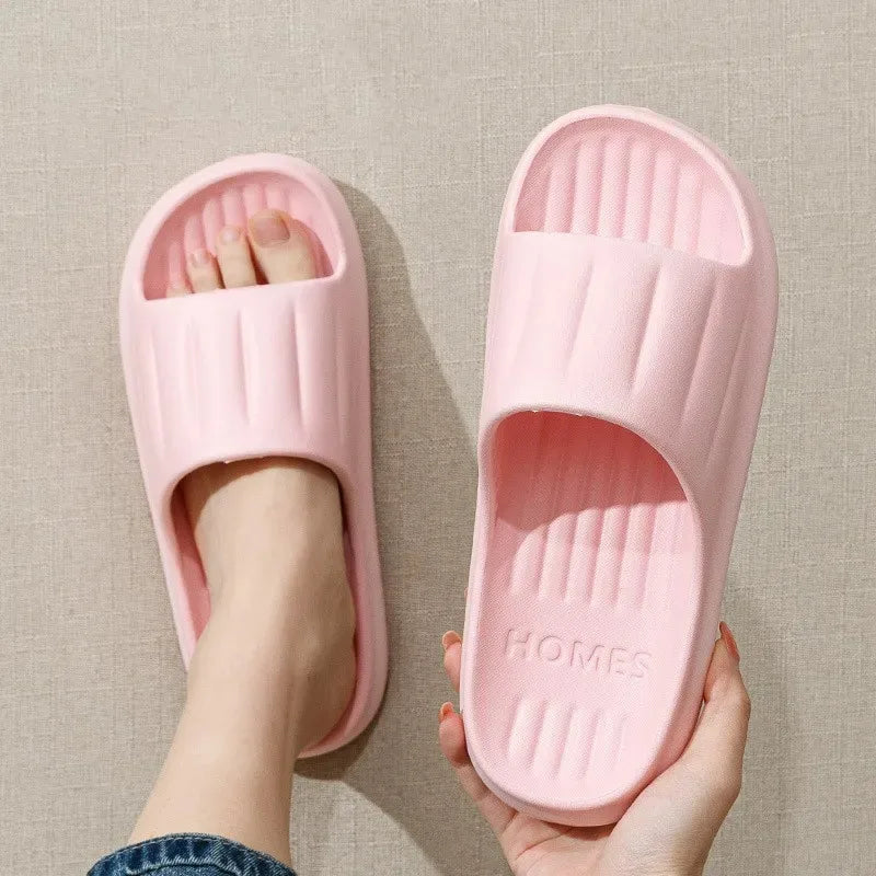 Heim Hausschuhe Frauen Männer Sommer Sandalen Weich EVA Slides Strand Flip Flops Paare Badezimmer Rutschfest Schuhe