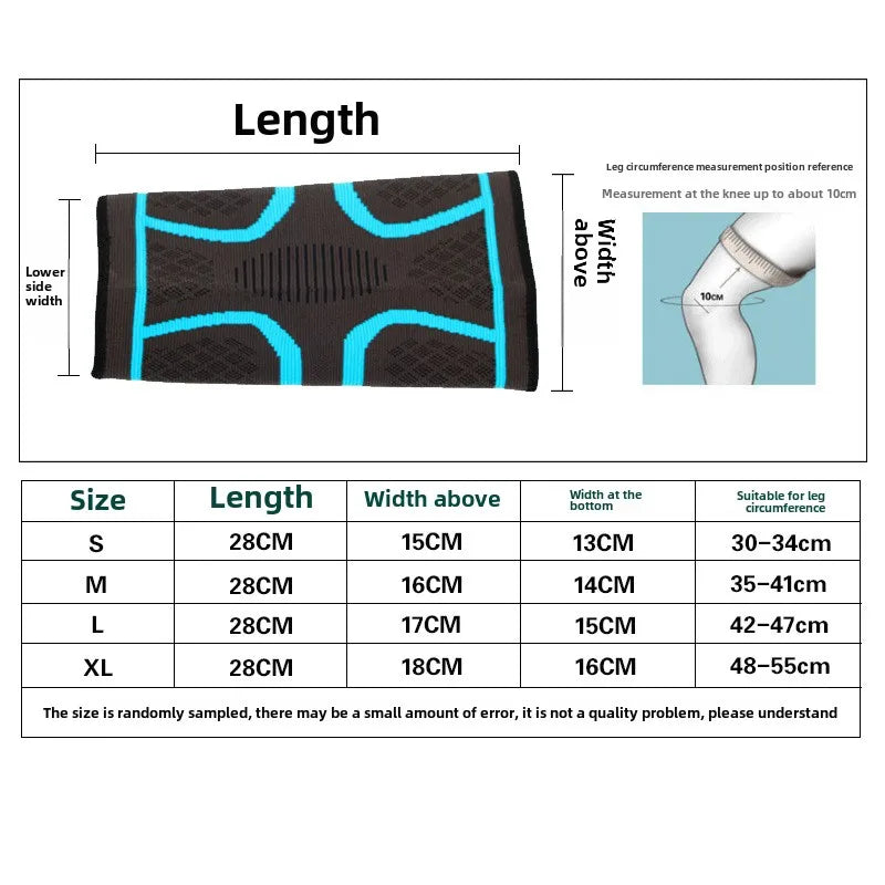 Silikon Rutschfest Nylon Knie Pads 2025 - Outdoor Sports Atmungsaktiv - Laufen Basketball Badminton Radfahren Bein Guards Home Textile