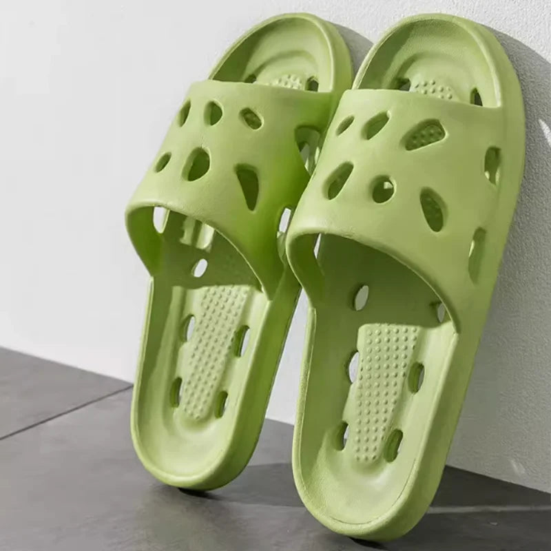 Frauen Dick Plattform Cloud Hausschuhe Sommer Strand Eva Weich Sohle Slide Sandalen Freizeit Männer Damen Innen Badezimmer Anti-Rutsch Schuhe