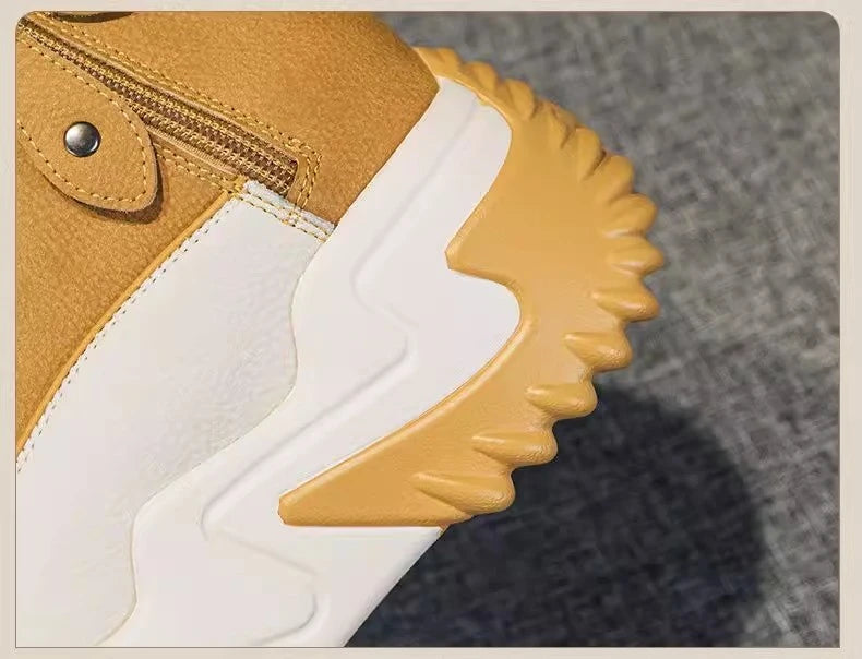 Ligentleman High Top Sneaker - Schnürung 3cm PU Futter