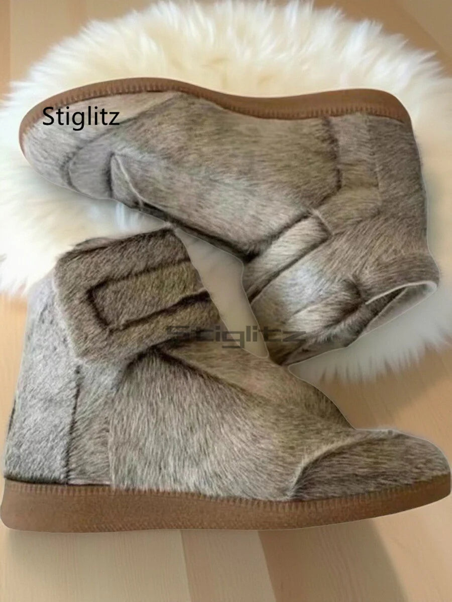 Herren High Top Leder Sneaker - Größe 40-46, Klettverschluss