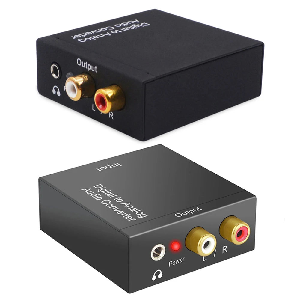 Audio-Konverter 2025: 192KHz Digital To Analog Converter Coaxial SPDIF RCA 3.5mm Optical DAC Decoder Collection