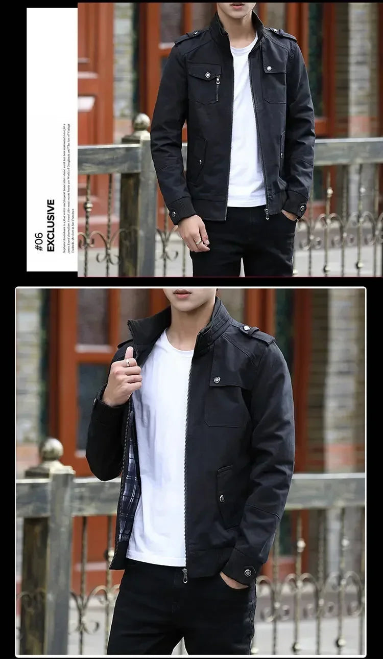 UrbanFit U1 Bomberjacke Herren winddicht - Futter, Gr. L