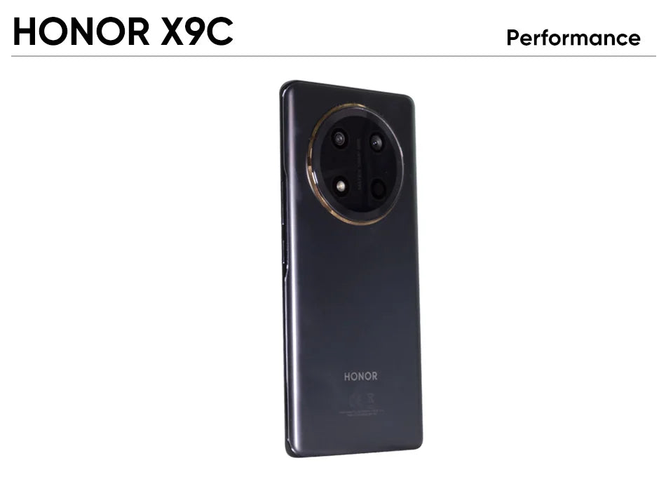 Smartphone HONOR X9c 5G - 12 GB RAM, 256 GB stocare, ecran de 6,78 inci, rată de reîmprospătare de 120 Hz, ecran curbat, cameră principală de 108 MP, sistem triplu de camere, baterie de 6600 mAh, Android 14, conectivitate 5G, dual SIM