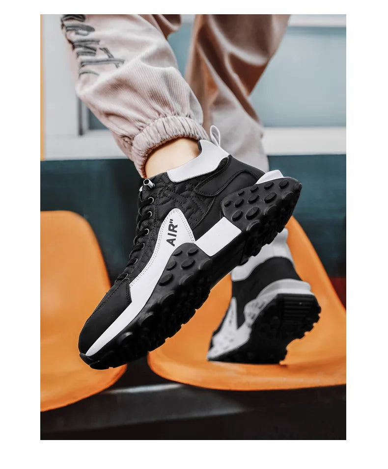 Brand Men's Sneakers Designer Comfortable Running Shoes for Men Outdoor Non-Slip Casual Shoes Fashion Platform Board Shoes Male